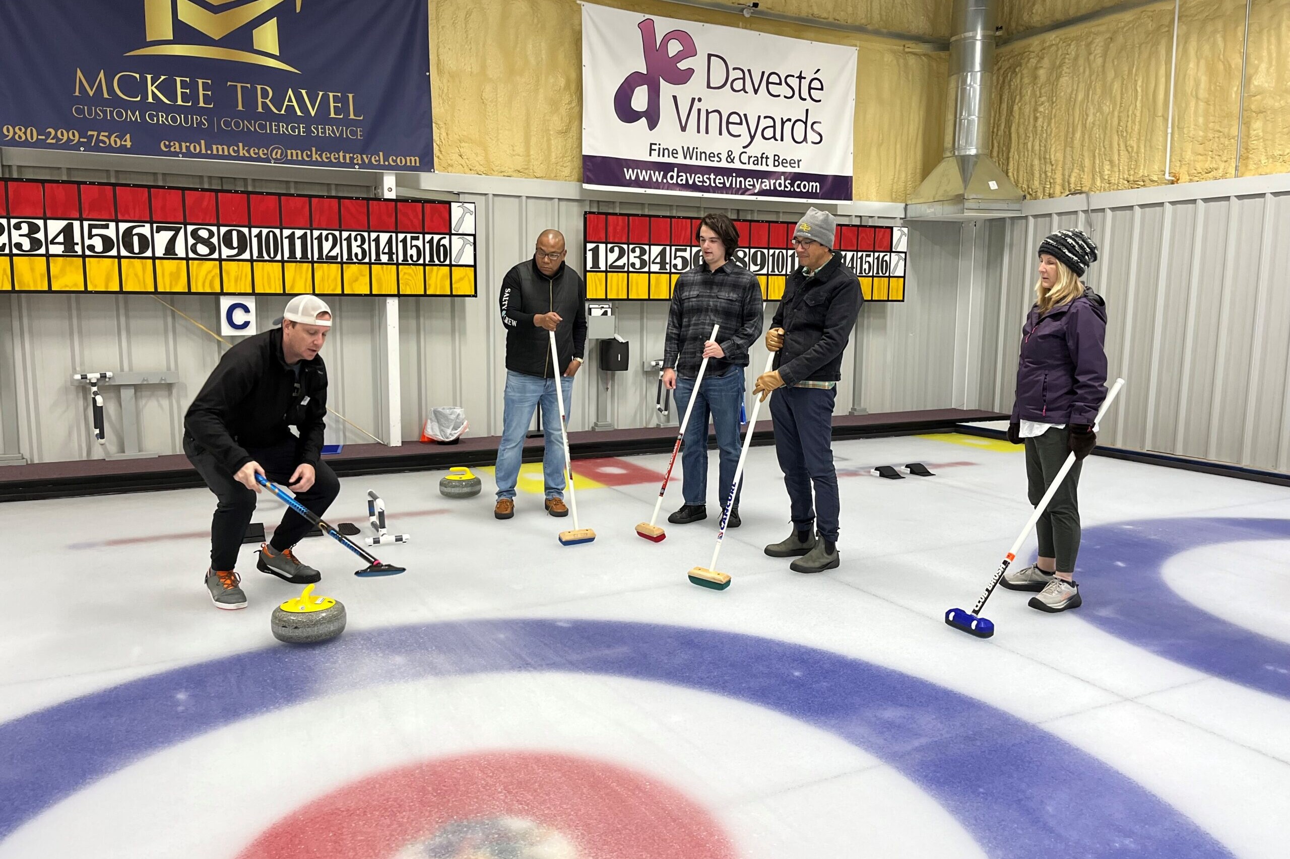 Team Building at Charlotte Curling
